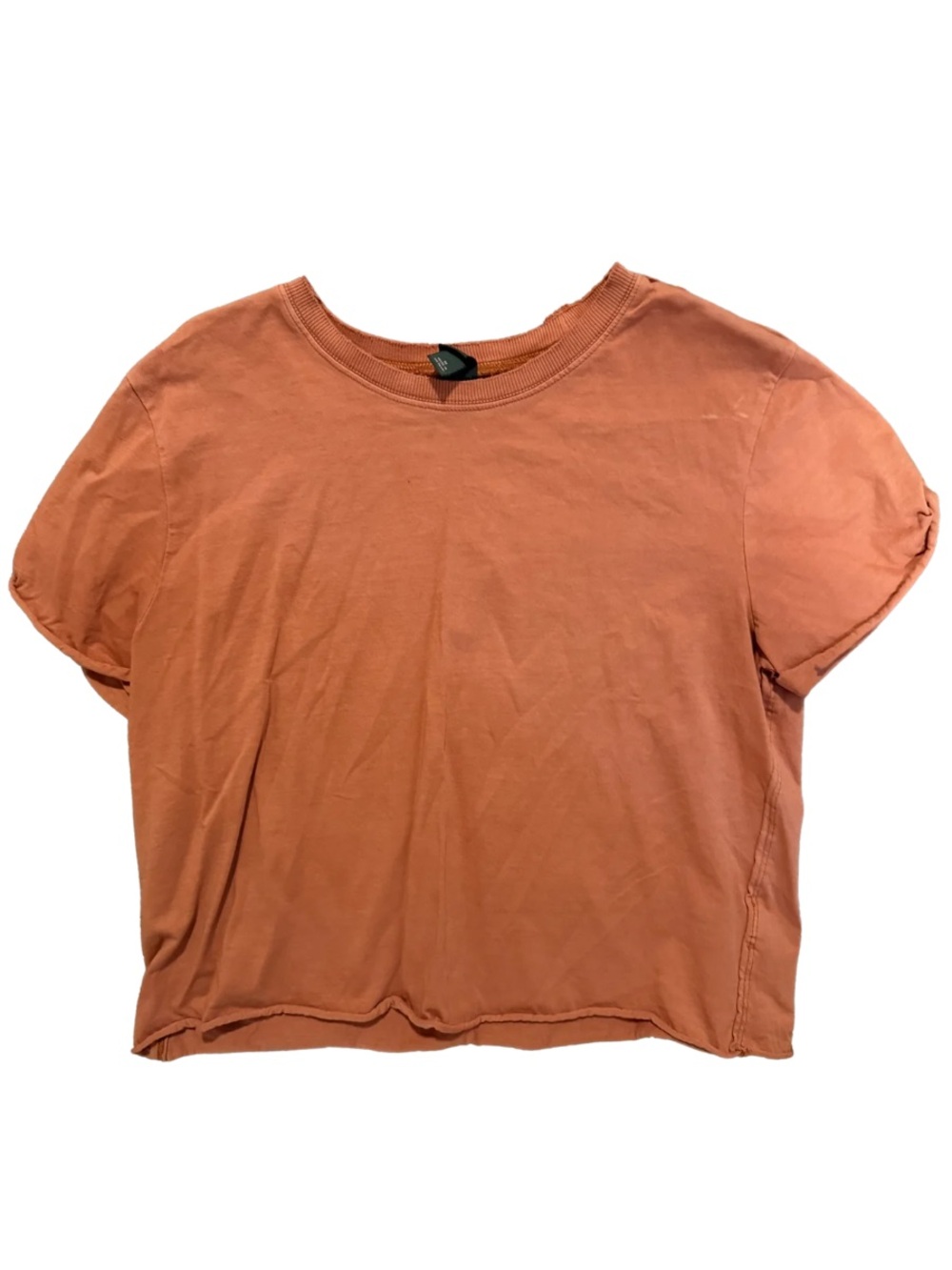 wild fable Classic Short Sleeve Crewneck Top - Rust Orange